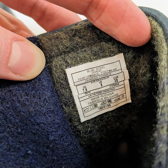 Chaco Hopi Boot Blue Steel Wool Leather - Picture 11 of 14